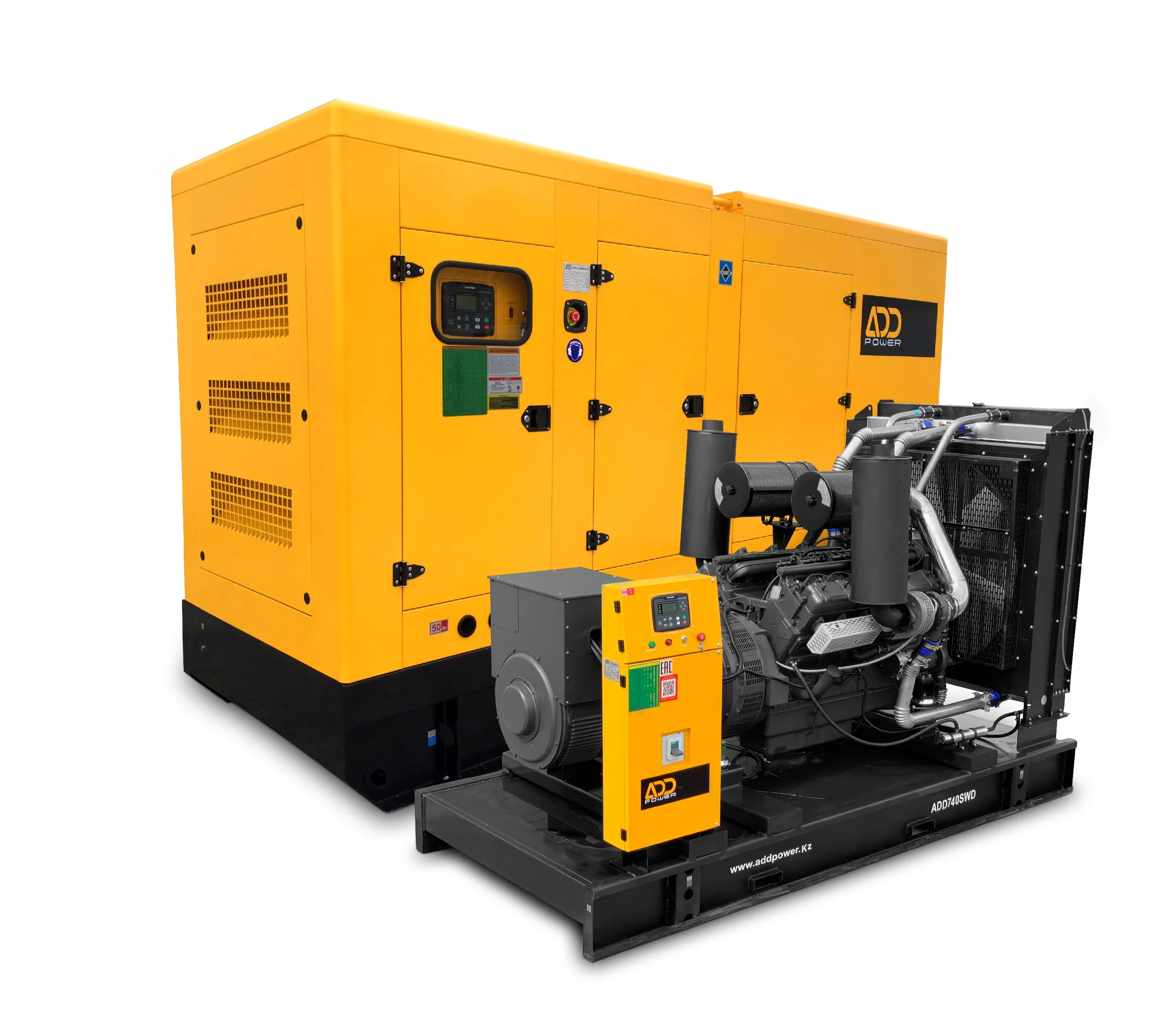 Генераторы дизельные синхронные 380 В (дизель, медн)