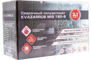 Сварочный полуавтомат KVAZARRUS MIG 180-S7 Сварочный полуавтомат KVAZARRUS MIG 180-S7