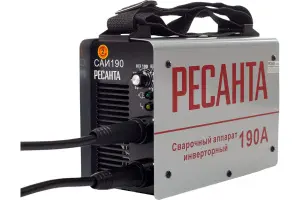 Инверторный сварочный аппарат Ресанта САИ 190 6501 Инверторный сварочный аппарат Ресанта САИ 190 6501